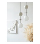 Pendant lamps - UMMO OIO A white ceiling pendant lamp with brass element OIA131P0 - product 6