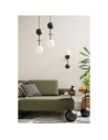 UMMO OIO A2 black double brass ceiling lamp OIA232P0