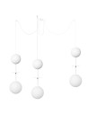UMMO OIO A3 white triple ceiling pendant lamp OIA311P0.