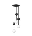 Pendant lamps - UMMO OIO A 3P black triple ceiling lamp / plafond OIP322P3. - product 1