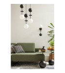 Pendant lamps - UMMO OIO A 3P black triple ceiling lamp / plafond OIP322P3. - product 2