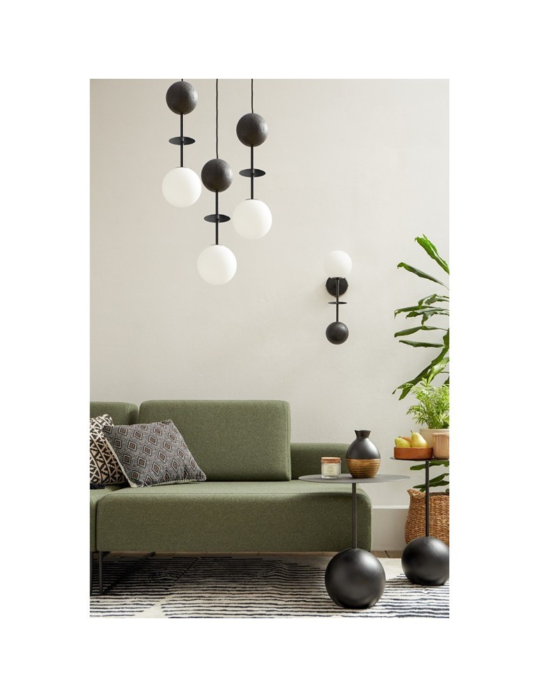 Pendant lamps - UMMO OIO A 3P black triple ceiling lamp / plafond OIP322P3. - product kolory-swiatla.pl 2