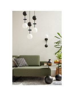 UMMO OIO A 3P black triple ceiling lamp / plafond OIP322P3. - product 2
