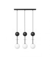 UMMO OIO A 3L black triple ceiling lamp OIL322P0.