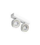 Spotlight ceiling lamps - Azzardo JERRY 2 230V WHITE 2xES111 Ceiling Spotlight White AZ1371 - product 1