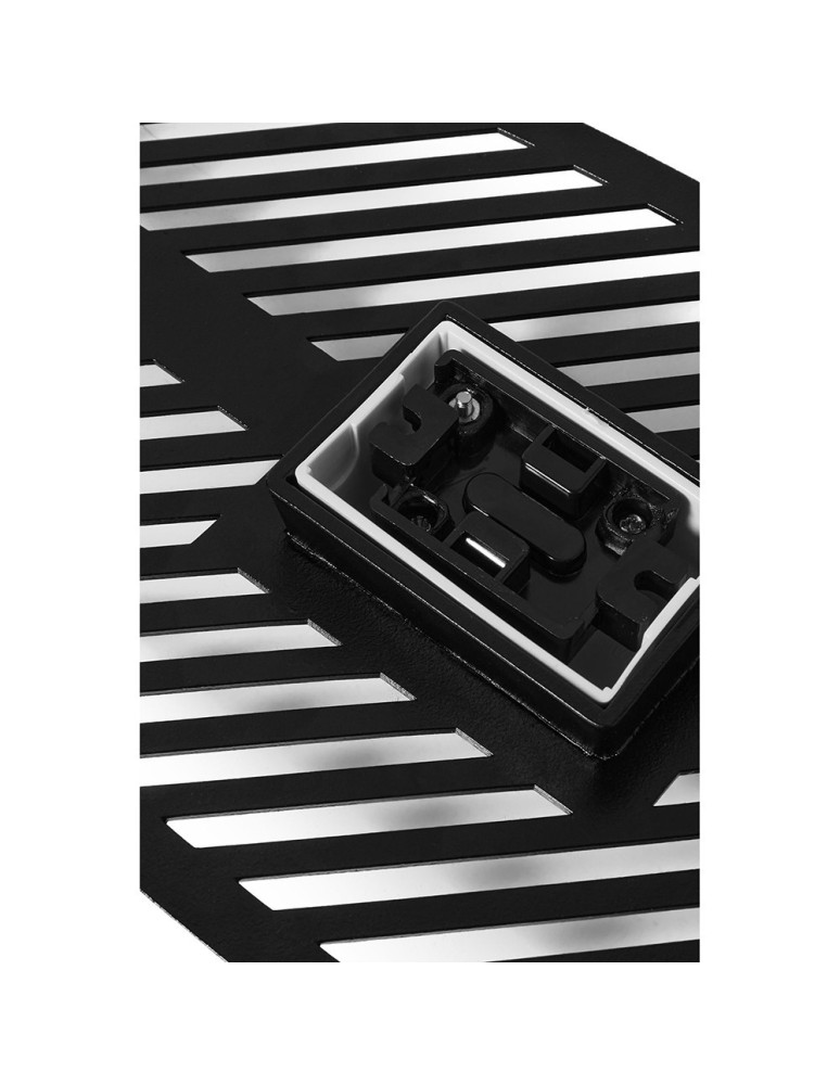 Wall lamps - UMMO PARUMA black openwork wall lamp / wall sconce PAR12S14 - product kolory-swiatla.pl 2