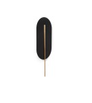 Wall lamps - UMMO ROKKE black wall lamp / wall sconce with brass detail RKK22030 - product 1