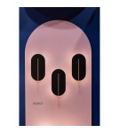 Wall lamps - UMMO ROKKE black wall lamp / wall sconce with brass detail RKK22030 - product 4