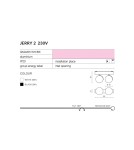 Spotlight ceiling lamps - Azzardo JERRY 2 230V WHITE 2xES111 Ceiling Spotlight White AZ1371 - product 3