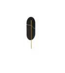 Wall lamps - UMMO ROKKE STONE black wall lamp / wall sconce with decorative detail RKS23020 - product 1