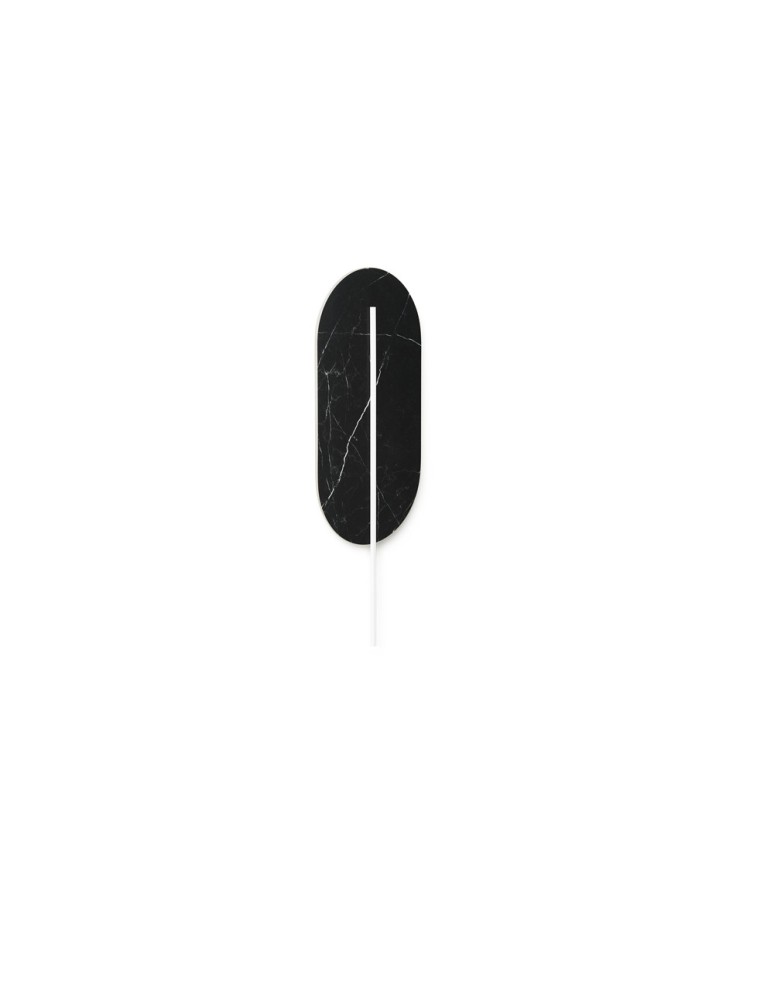 Wall lamps - UMMO ROKKE STONE black wall lamp / wall sconce with decorative detail RKS23020 - product kolory-swiatla.pl 5