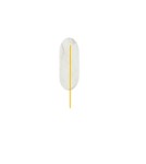 Wall lamps - UMMO ROKKE STONE white wall lamp / wall sconce with decorative detail RKS21020 - product 1