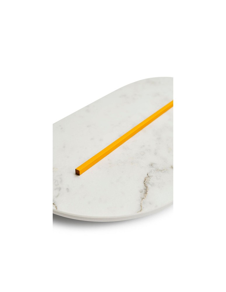 Wall lamps - UMMO ROKKE STONE white wall lamp / wall sconce with decorative detail RKS21020 - product kolory-swiatla.pl 2