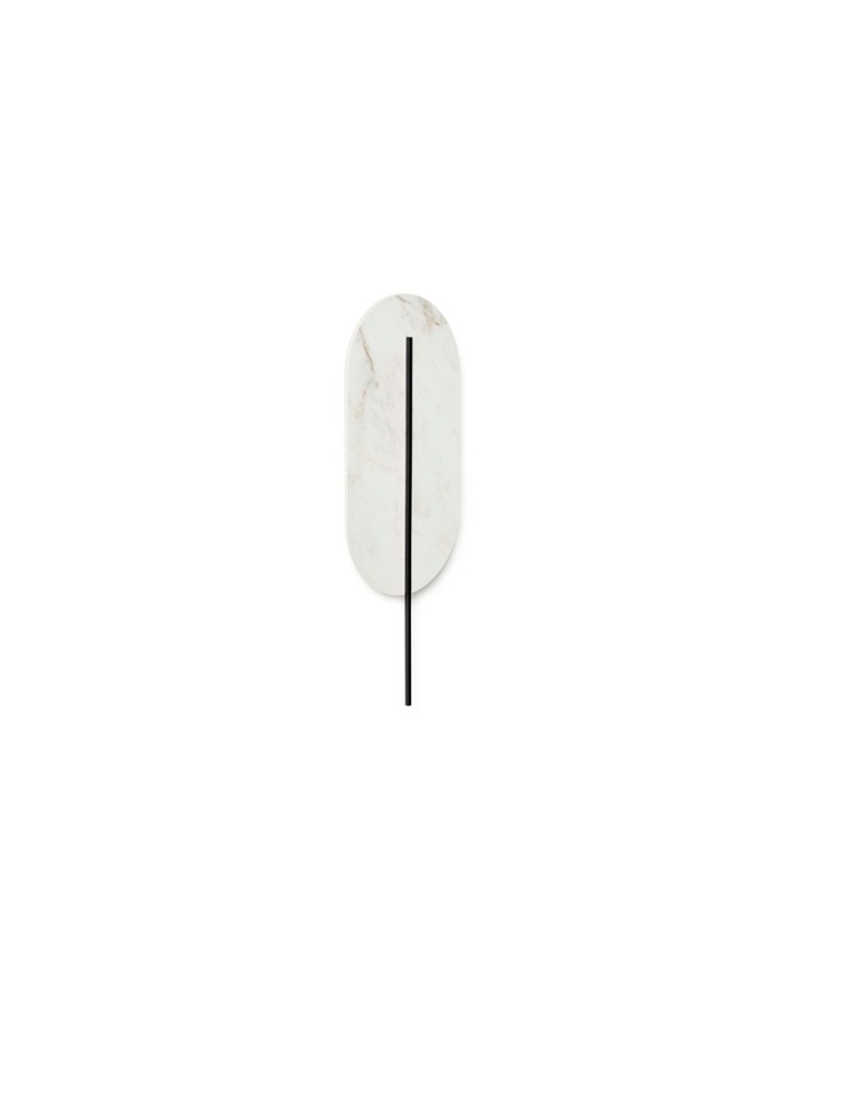 Wall lamps - UMMO ROKKE STONE white wall lamp / wall sconce with decorative detail RKS21020 - product kolory-swiatla.pl 3