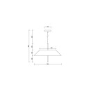 Pendant lamps - UMMO SAKOSI B white ceiling pendant lamp SKB311P0. - product 5