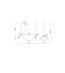 Pendant lamps - UMMO SALLO A white ceiling pendant lamp SAA111P0. - product 5