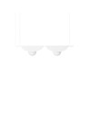 UMMO SALLO B white double ceiling lamp SAB211P0.