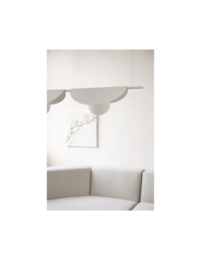 Pendant lamps - UMMO SALLO C white triple ceiling lamp SAC311P0. - product kolory-swiatla.pl 3