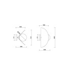 Wall lamps - UMMO SALLO D black wall lamp / wall sconce SAD12000 - product 4