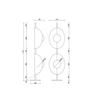 Floor lamps - UMMO SALLO F black floor lamp SAF222P1. - product 4