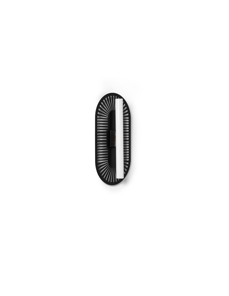 Wall lamps - UMMO SAUVA B black openwork wall lamp / wall sconce SVB12S14 - product kolory-swiatla.pl 1