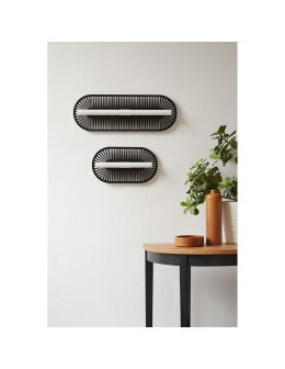 UMMO SAUVA B czarna ażurowa lampa ścienna / kinkiet SVB12S14 - produkt 2