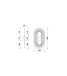 Wall lamps - UMMO SAUVA B black openwork wall lamp / wall sconce SVB12S14 - product 4
