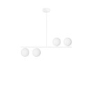 Pendant lamps - UMMO SUGURI A white M size ceiling lamp SGA111R06 - product 1