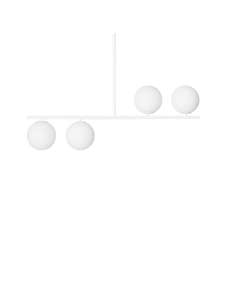 Pendant lamps - UMMO SUGURI A white M size ceiling lamp SGA111R06 - product kolory-swiatla.pl 3