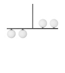 Pendant lamps - UMMO SUGURI A black M size ceiling lamp SGA122R06 - product 3