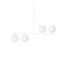 Pendant lamps - UMMO SUGURI A white L size ceiling lamp SGA111R36 - product 3