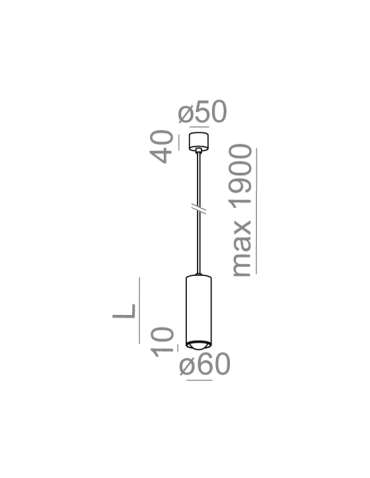 Aqform PET wisząca zoom LED 17cm 230V 8W 470lm 50295 - produkt 2