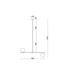 Pendant lamps - UMMO SUGURI C white XL size ceiling lamp SGC311R66 - product 4