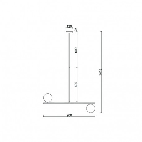 UMMO SUGURI C biała lampa sufitowa w rozmiarze XL SGC311R66