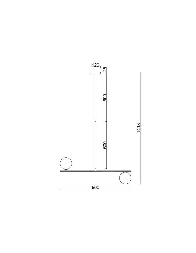 Pendant lamps - UMMO SUGURI C black XL size ceiling lamp SGC322R66 - product kolory-swiatla.pl 4