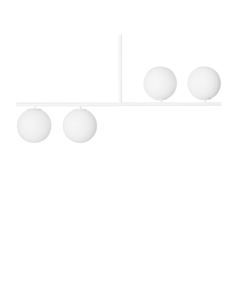 Pendant lamps - UMMO SUGURI A white S-size ceiling lamp with increased IP44 waterproofing SGA111RS3 - product kolory-swiatla.pl 3