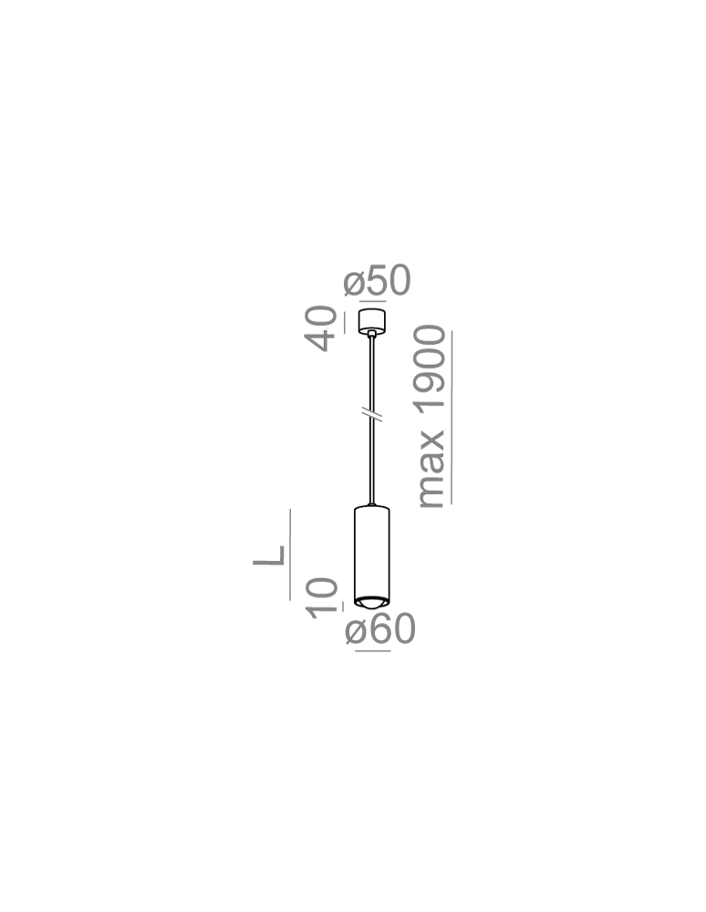LED pendant lamps - Aqform PET pendant zoom LED 12cm 230V 8W 470lm 50294 - product kolory-swiatla.pl 2