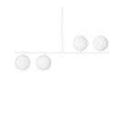 Pendant lamps - UMMO SUGURI A white M-size ceiling lamp with increased IP44 waterproofing SGA111RS6 - product 3