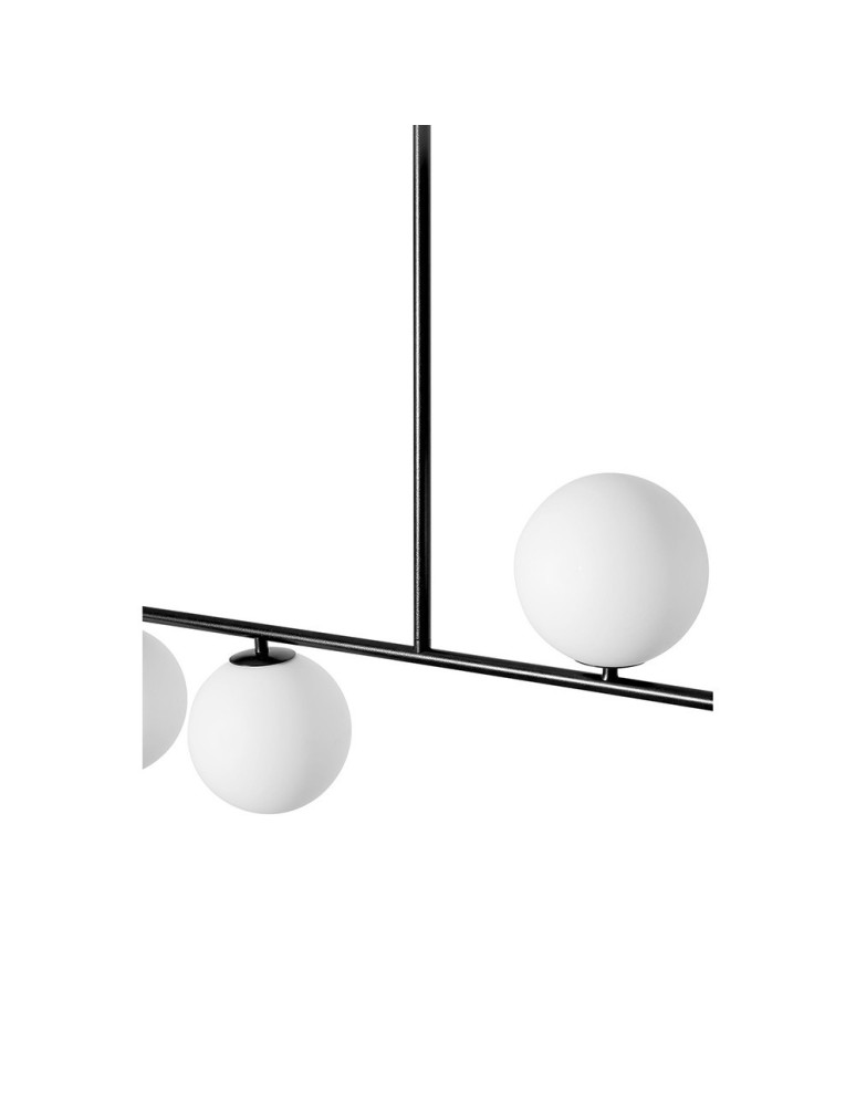 Pendant lamps - UMMO SUGURI A black M-size ceiling lamp with increased IP44 waterproofing SGA122RS6 - product kolory-swiatla.pl 2