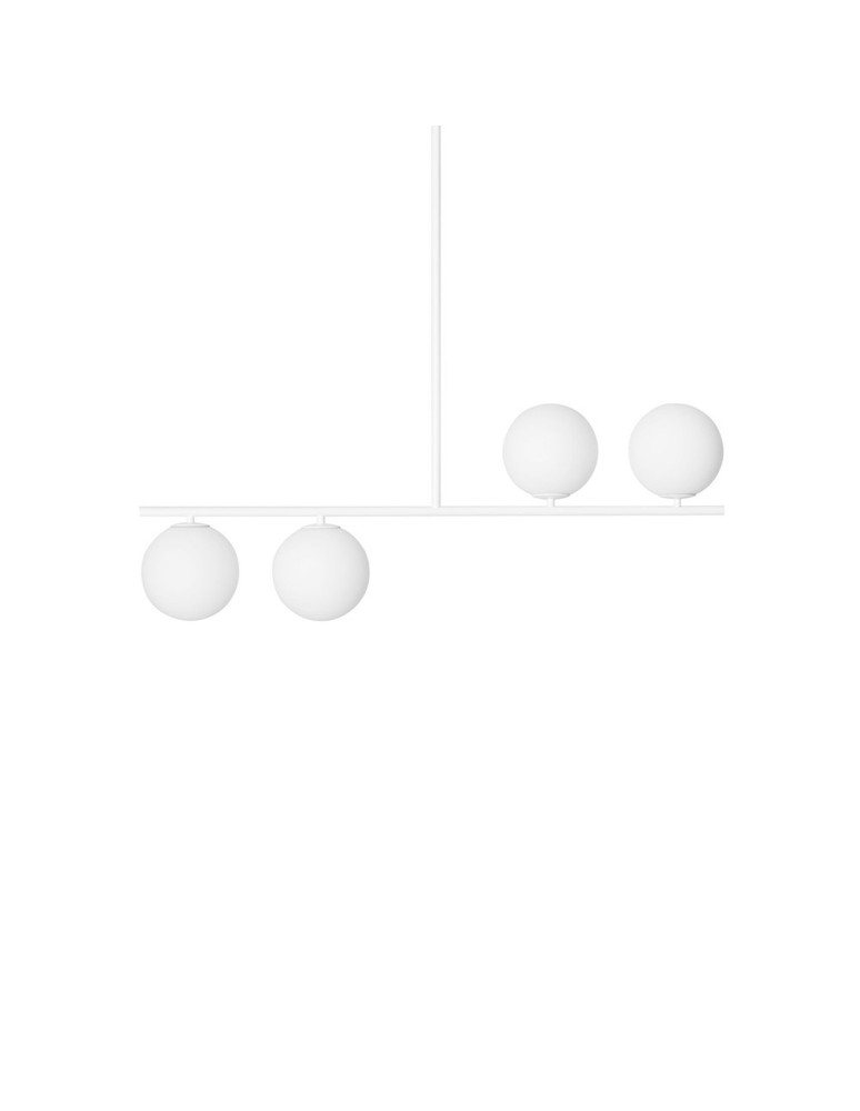 Pendant lamps - UMMO SUGURI A white L-size ceiling lamp with increased IP44 waterproofing SGA111RS36 - product kolory-swiatla.pl 3