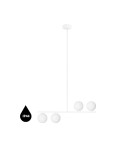 Pendant lamps - UMMO SUGURI A white XL size ceiling lamp with increased IP44 waterproofing SGA111RS66 - product 1