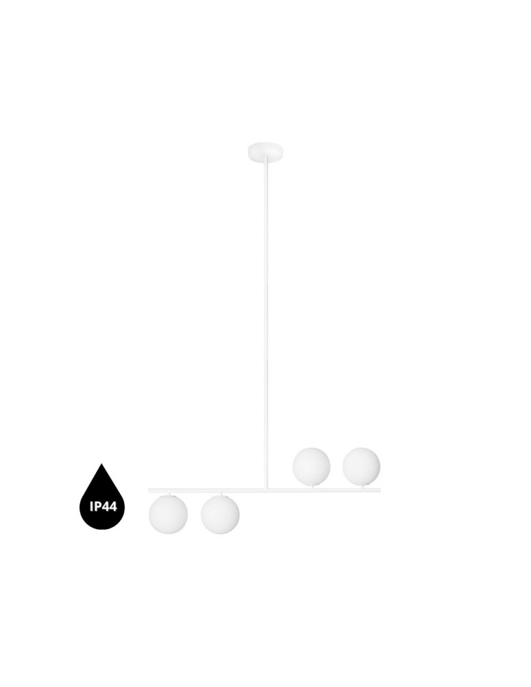 Pendant lamps - UMMO SUGURI A white XL size ceiling lamp with increased IP44 waterproofing SGA111RS66 - product kolory-swiatla.pl 1