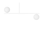 Pendant lamps - UMMO SUGURI C white S-size ceiling lamp with increased IP44 waterproofing SGC311RS3 - product 3