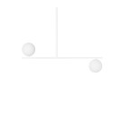 Pendant lamps - UMMO SUGURI C white L-size ceiling lamp with increased IP44 waterproofing SGC311RS36 - product 2