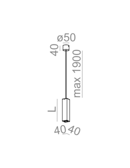 Aqform QUPET pendant mini LED 37cm 3W 310lm 50527 - product 2