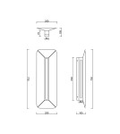 Wall lamps - UMMO YOTTSU WALL A black wall lamp / wall sconce YWA620002. - product 5