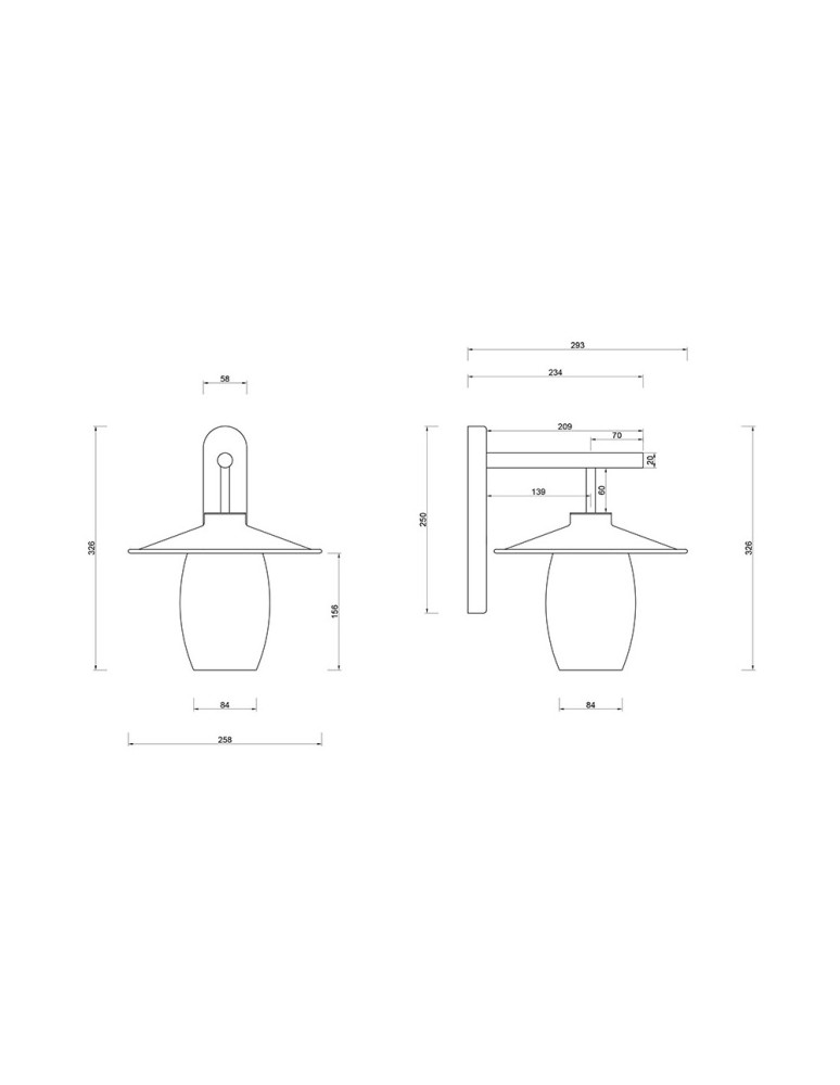 Wall lamps - UMMO JINGU B black wall lamp / wall sconce JNB12000 - product kolory-swiatla.pl 6