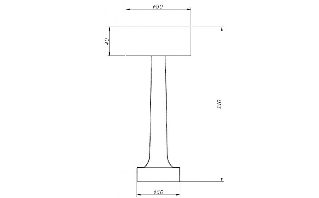  Step Into Design Lampa stołowa TAVOLO A LED dotykowa złota 21 cm ST-8127T/A GOLD