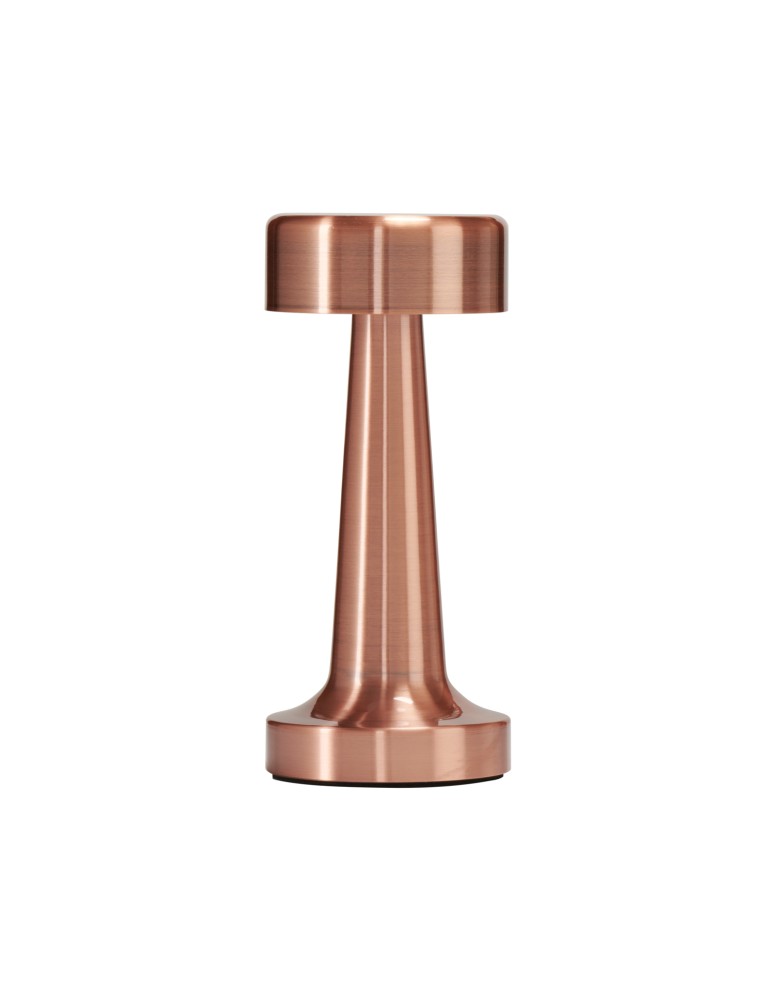 LED table lamps -  Step Into Design TAVOLO A LED touch copper 21 cm table lamp ST-8127T/A COPPER - product kolory-swiatla.pl 1