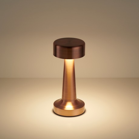  Step Into Design Lampa stołowa TAVOLO A LED dotykowa miedziana 21 cm ST-8127T/A COPPER